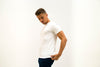 340gr - t-shirt premium 100% coton bio - Blanc