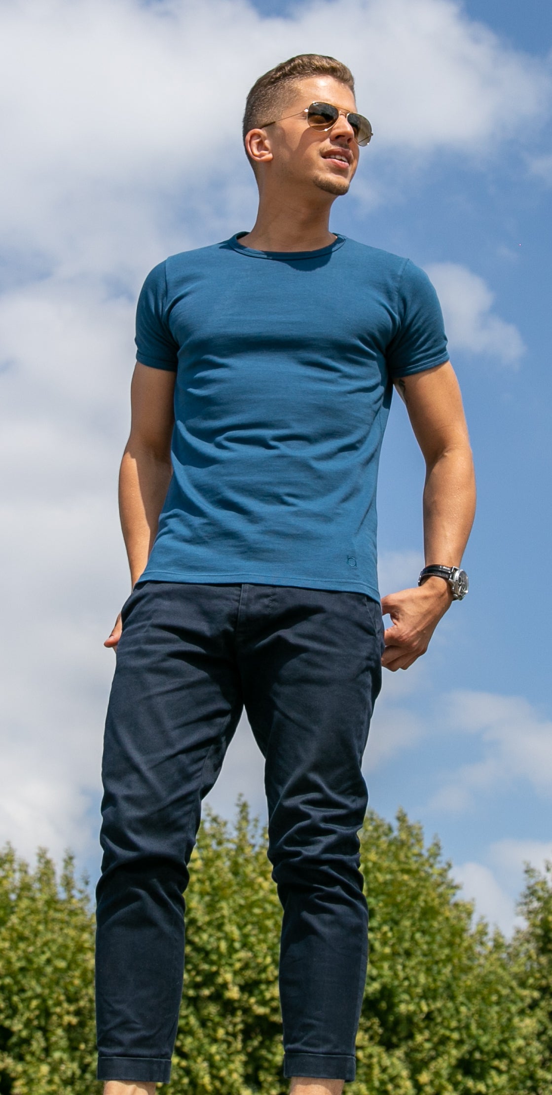 T-Shirt Uni. Basique. Coton Biologique, Bio, Organique. Coupe ajustée T-Shirt Uni. Basique. Coton Biologique, Bio, Organique. Coupe ajustée